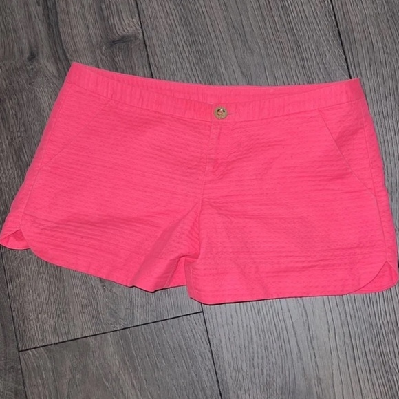 Lilly Pulitzer Callahan Shorts HOT pink excellent condition size 00 PRICE FIRM - Picture 7 of 10